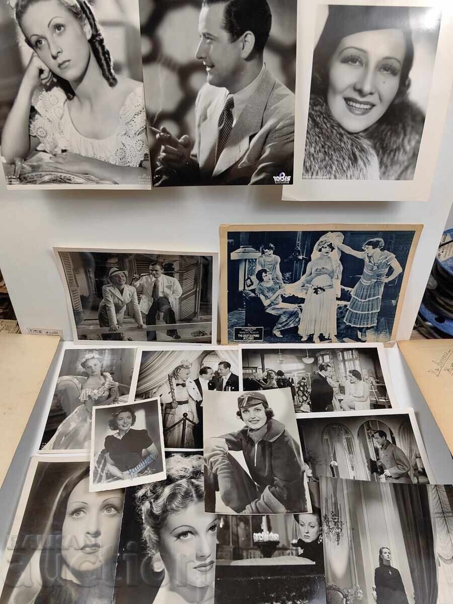 1930s/1940s OLD PROFESSIONAL PHOTOS WITH MOVIE ACTORS 1930s/1940s OLD PROFESSIONAL PHOTOS WITH MOVIE ACTORS