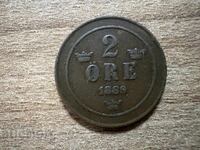 Швеция - 2 йоре (1889)