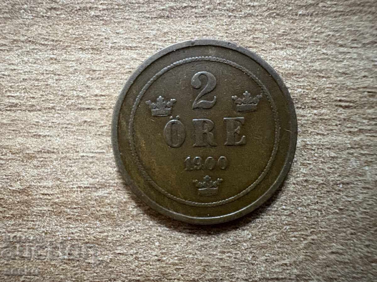 Sweden - 2 Öre (1900) Sweden - 2 Öre (1900)