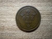 Suedia - 2 coroane (1900)