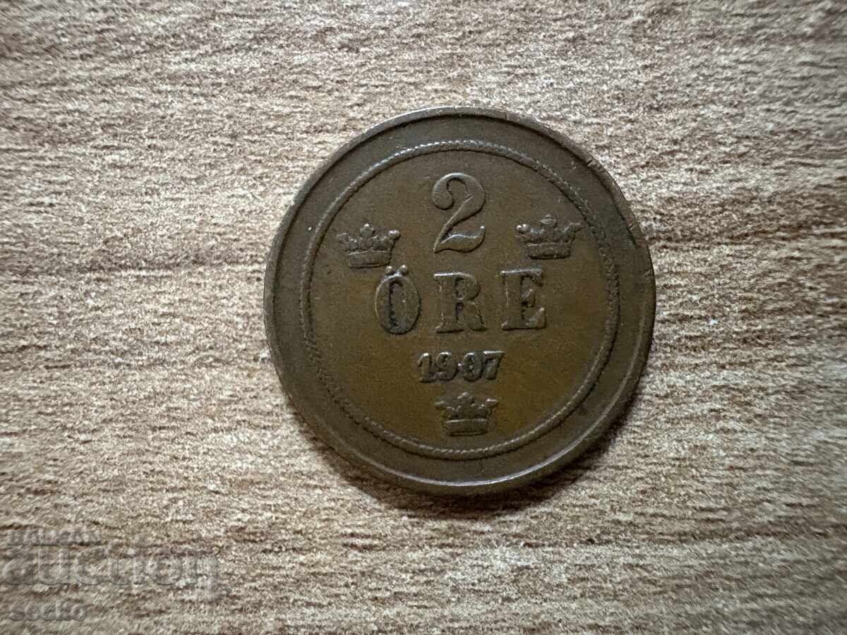 Швеция - 2 йоре (1907) Швеция - 2 йоре (1907)