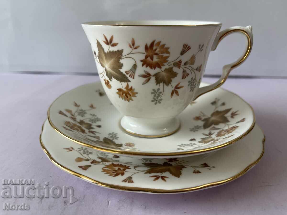 Colclough Английски троен сет за чай Colclough Английски троен сет за чай