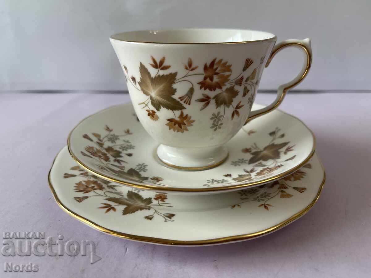 Colclough Английски троен сет за чай Colclough Английски троен сет за чай