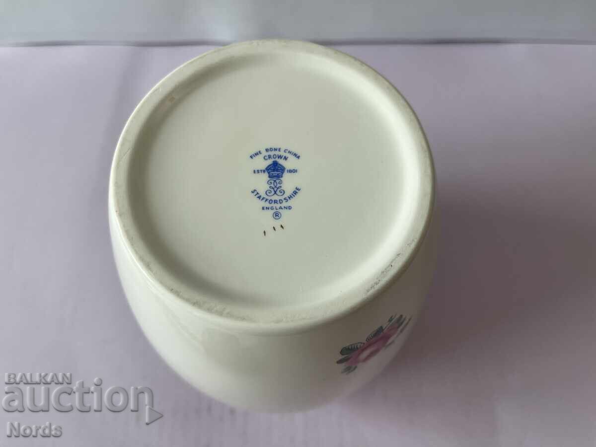 Staffordshire Vază englezească frumoasă - 5 Staffordshire Vază englezească frumoasă - 5