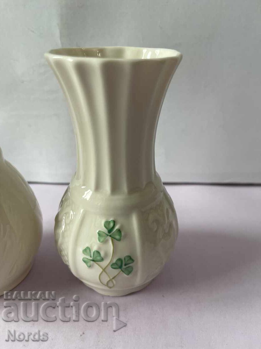 Доставка на Belleek Винтидж ирландски вази Доставка на Belleek Винтидж ирландски вази