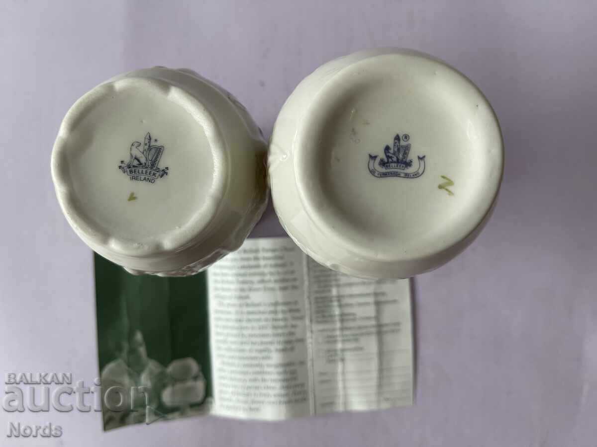 Belleek Винтидж ирландски вази - 5 Belleek Винтидж ирландски вази - 5