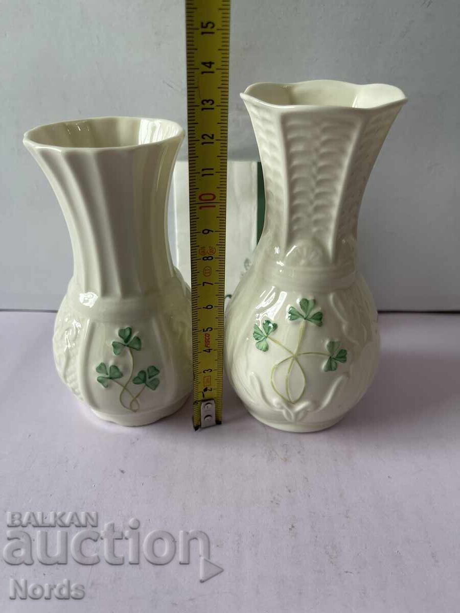 Belleek Винтидж ирландски вази - 6 Belleek Винтидж ирландски вази - 6