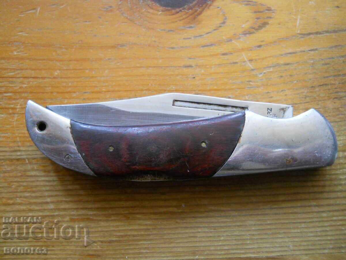 Folding knife with bone handles "Schwarz Wolf" Folding knife with bone handles "Schwarz Wolf"