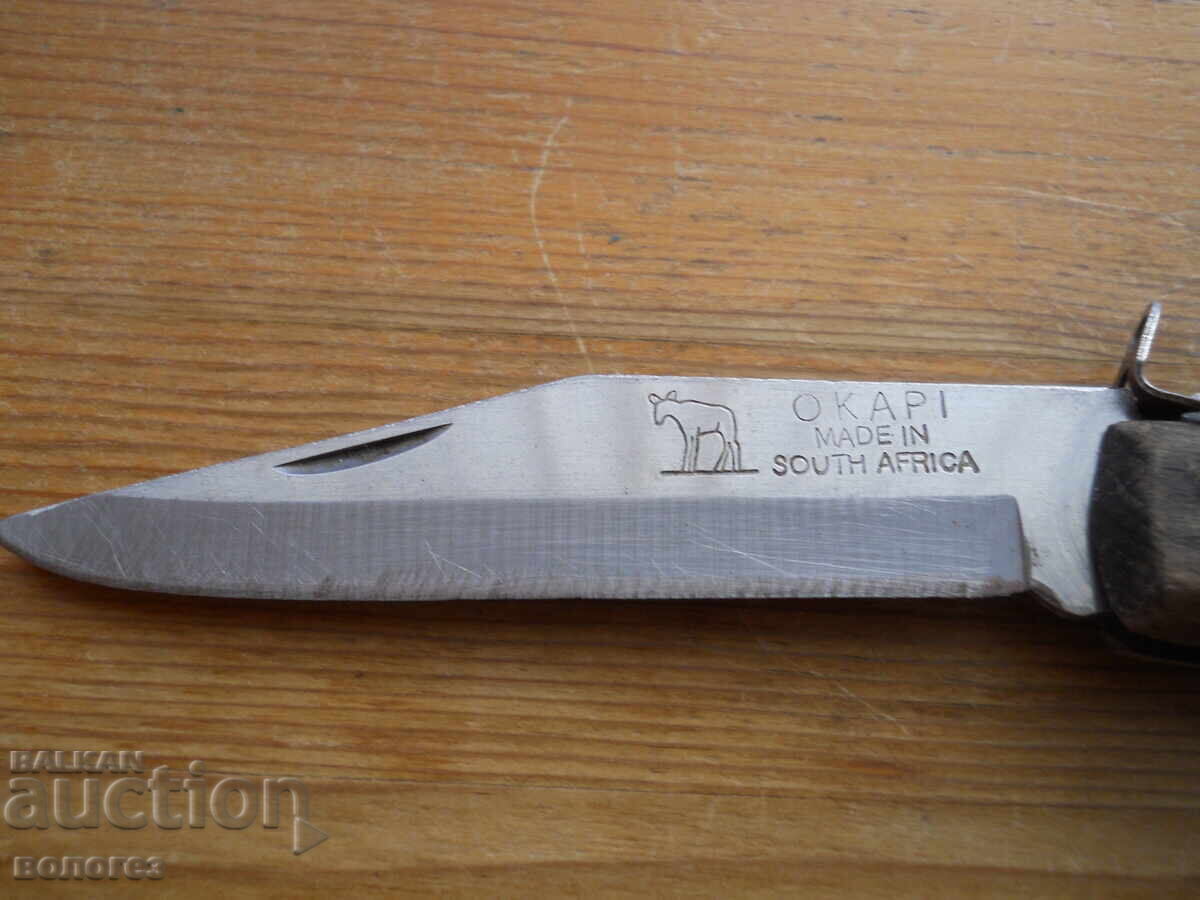 Παράδοση Πτυσσόμενο μαχαίρι "Okapi" Νότια Αφρική Παράδοση Πτυσσόμενο μαχαίρι "Okapi" Νότια Αφρική