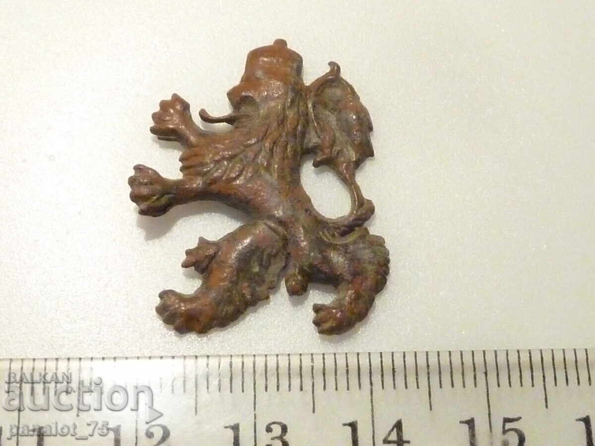 Παλαιό στρατιωτικό βασιλικό χάλκινο σήμα