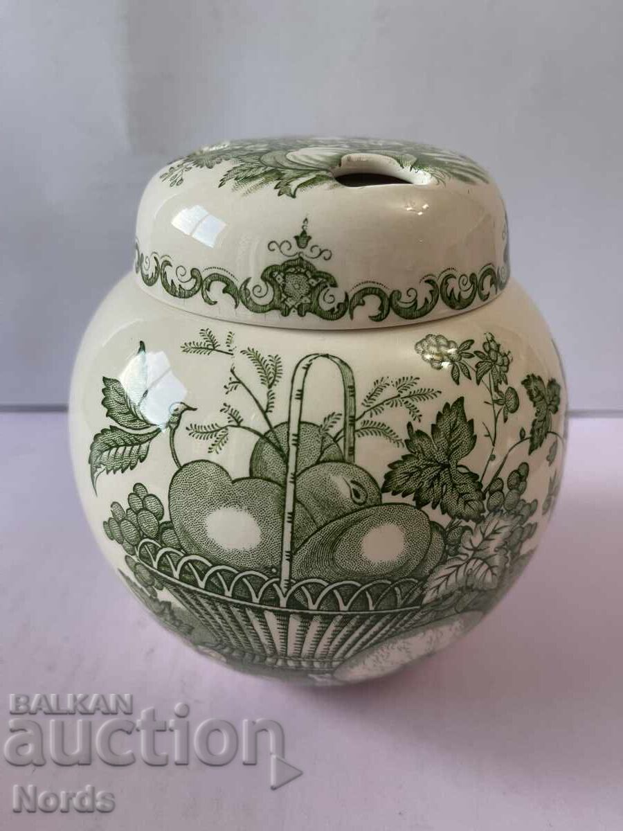 Vas vintage Mason cu marcaje Vas vintage Mason cu marcaje