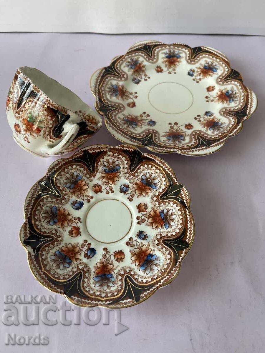 Livrarea Set vintage englezesc triplu Livrarea Set vintage englezesc triplu