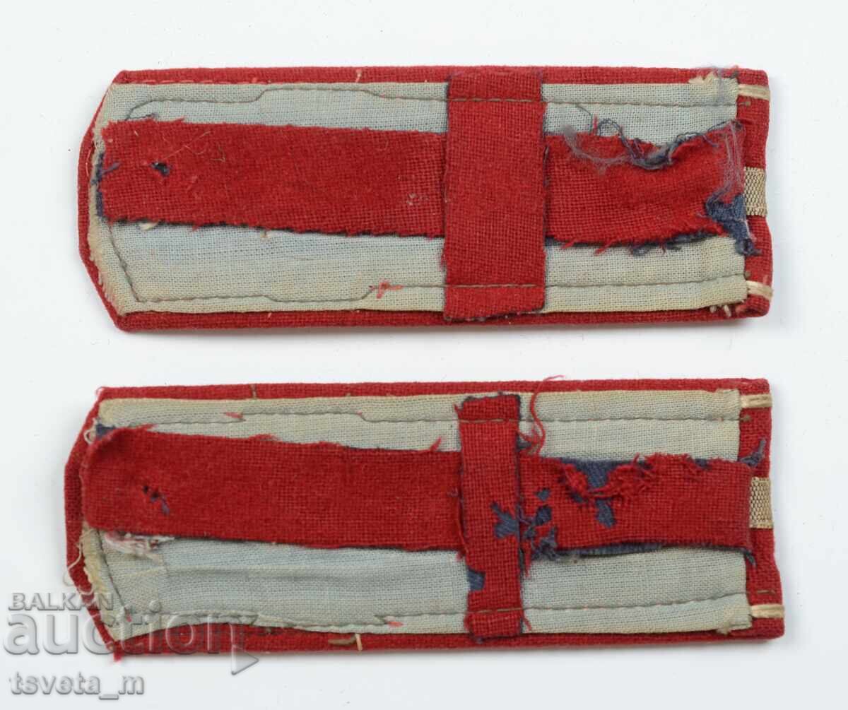 Shoulder boards, Sergeant, BNA, soc with price 8.00 BGN | € 4.09 Shoulder boards, Sergeant, BNA, soc with price 8.00 BGN | € 4.09