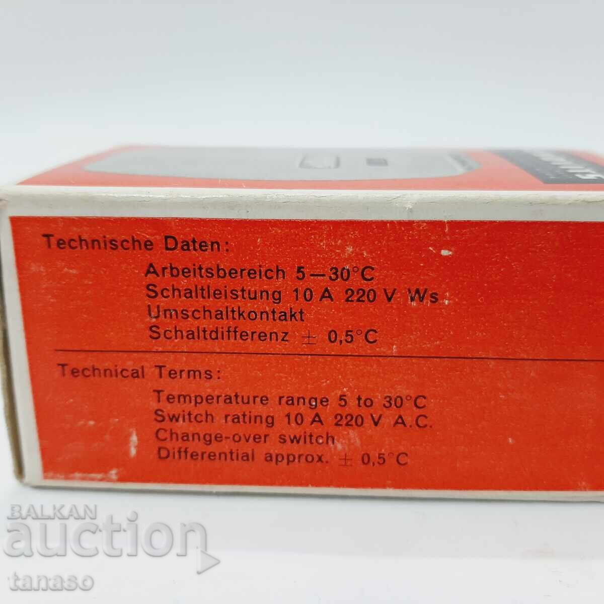 Star (1978) thermostat Richard Fonovits TC-1(1.4) with price 25.00 BGN | € 12.78