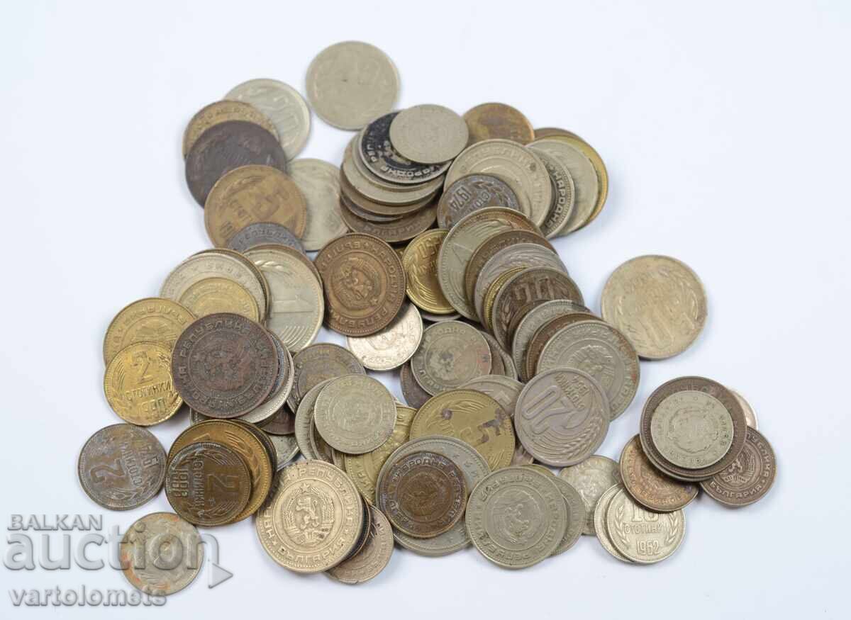 Λοτ από 101 τμχ. νομίσματα ΛΔ Βουλγαρίας σοσιαλ