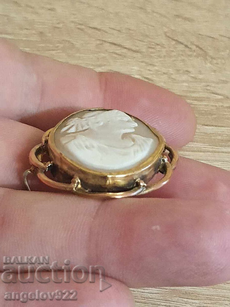 Παράδοση Βίντατζ καμέα καρφίτσα!!!