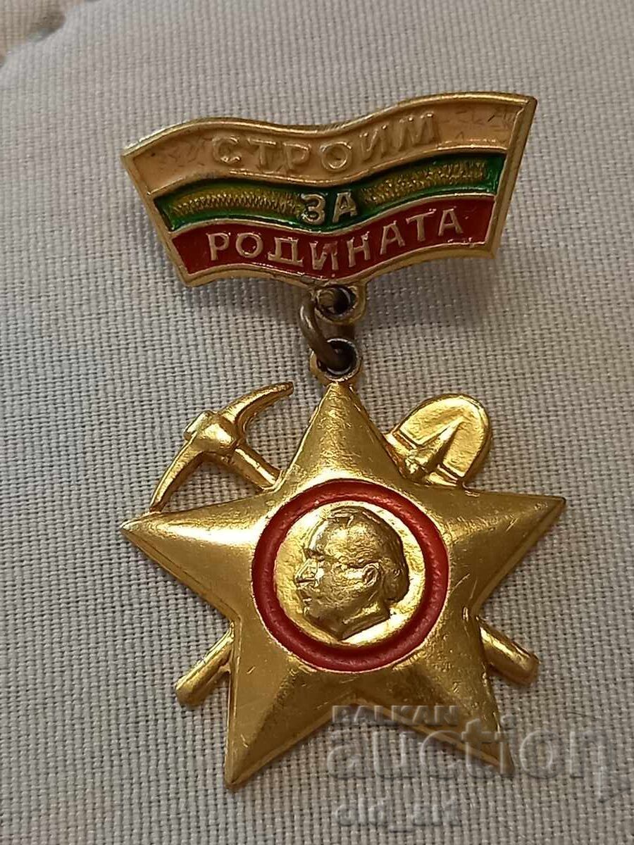 Badge - Building for the Motherland