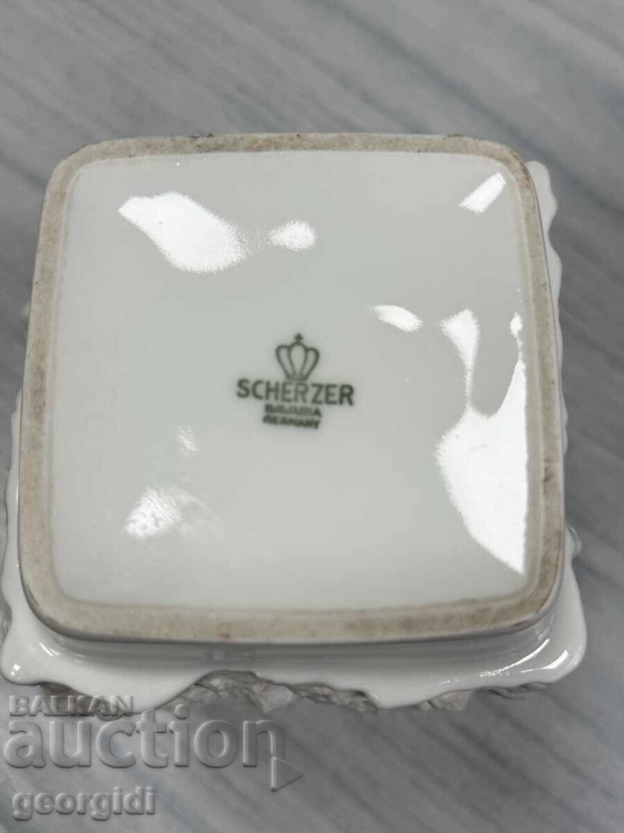 German porcelain vase - Scherzer. No. 7655 - 6