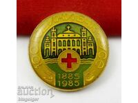 100g Crucea Roșie Bulgară în Ruse - Insignă jubiliară rară