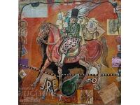 Prof. Stoimen Stoilov - tablou - 79 x 79 cm