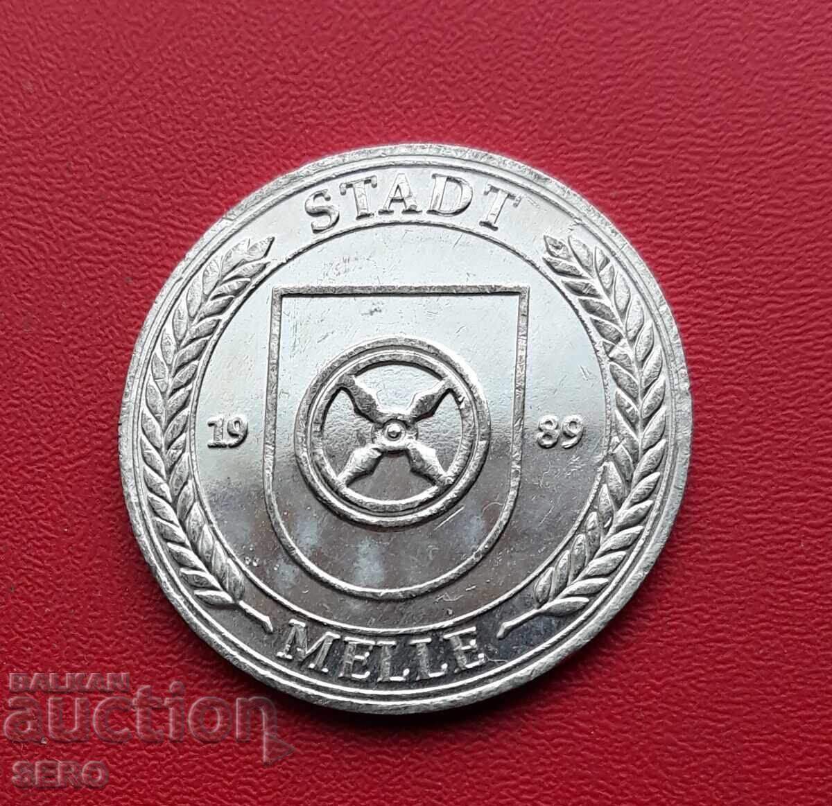 Μετάλλιο-Γερμανία-Σαξονία-πόλη Mele 1989 με τιμή 0.80 BGN | € 0.41