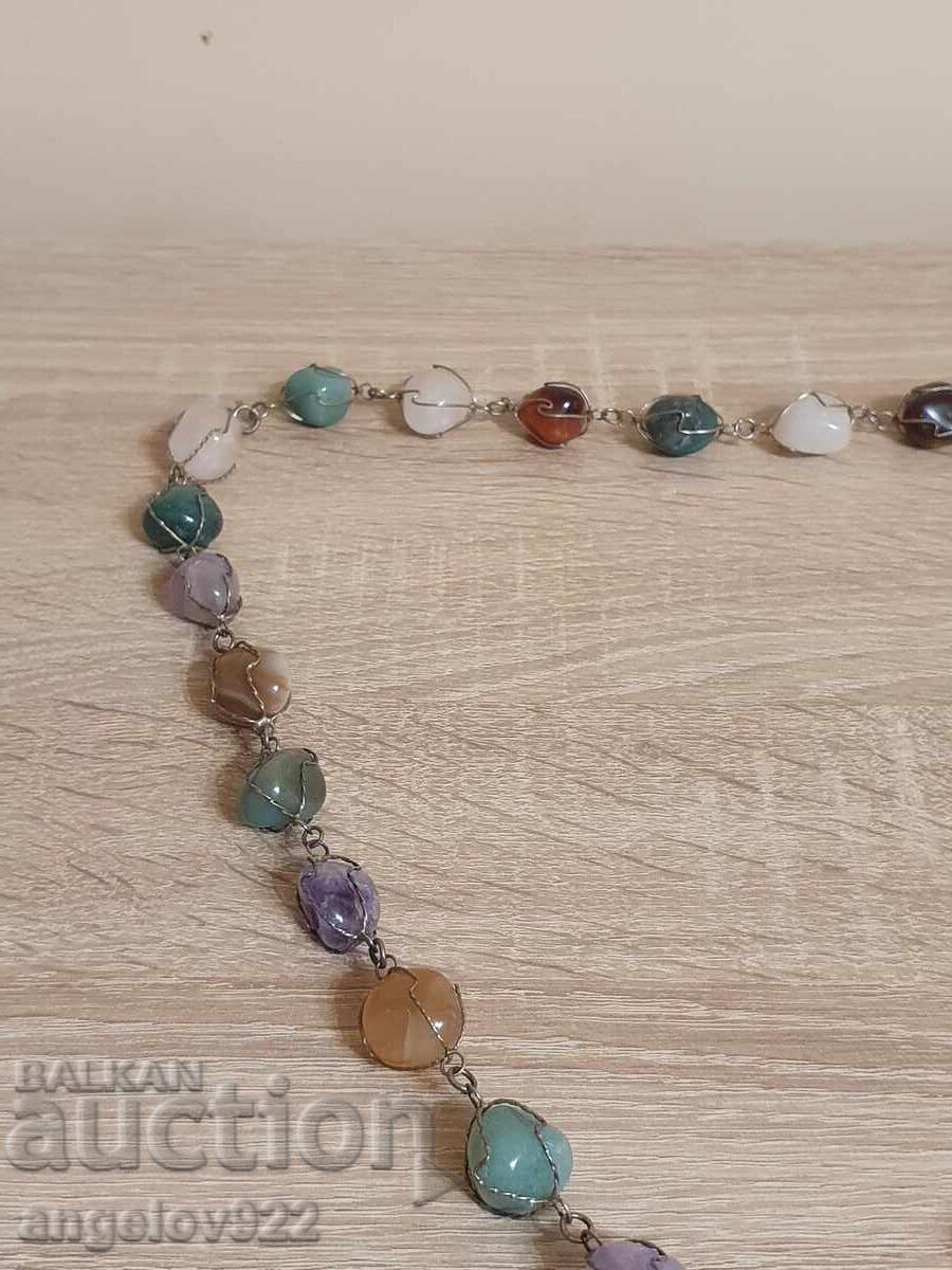 Παράδοση Βίντατζ περιδέραιο με φυσικά πετράδια!!!