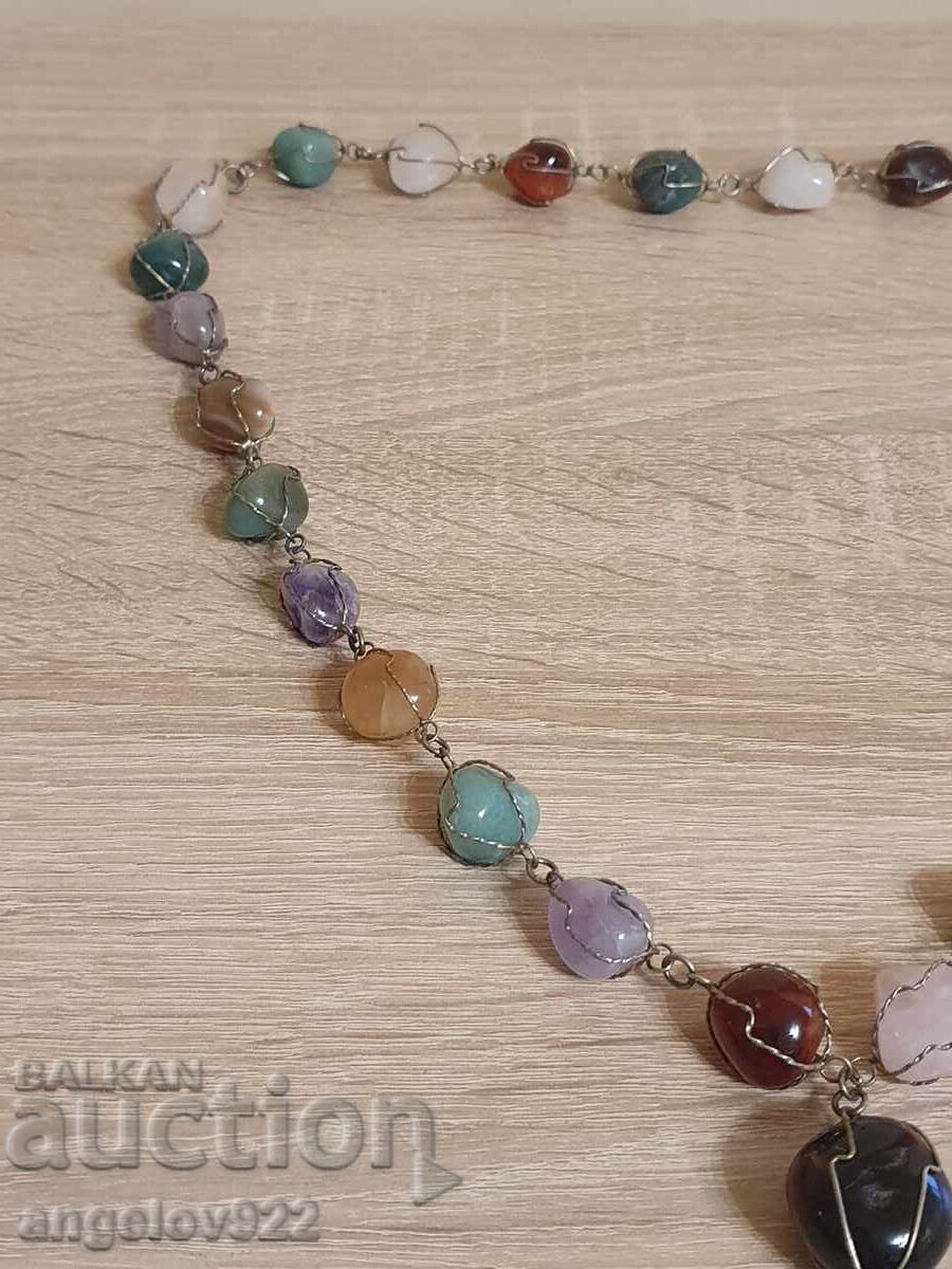 Βίντατζ περιδέραιο με φυσικά πετράδια!!! - 5