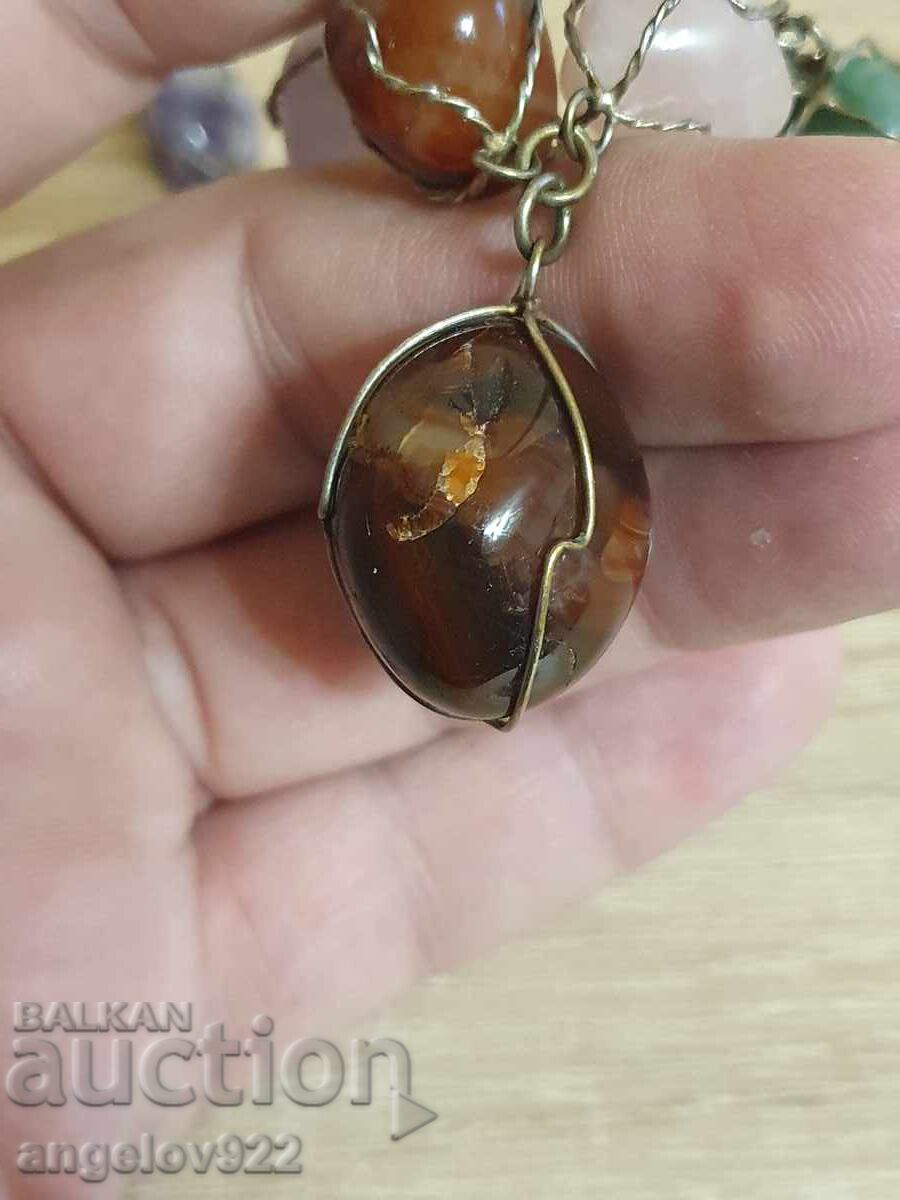 Βίντατζ περιδέραιο με φυσικά πετράδια!!! - 6