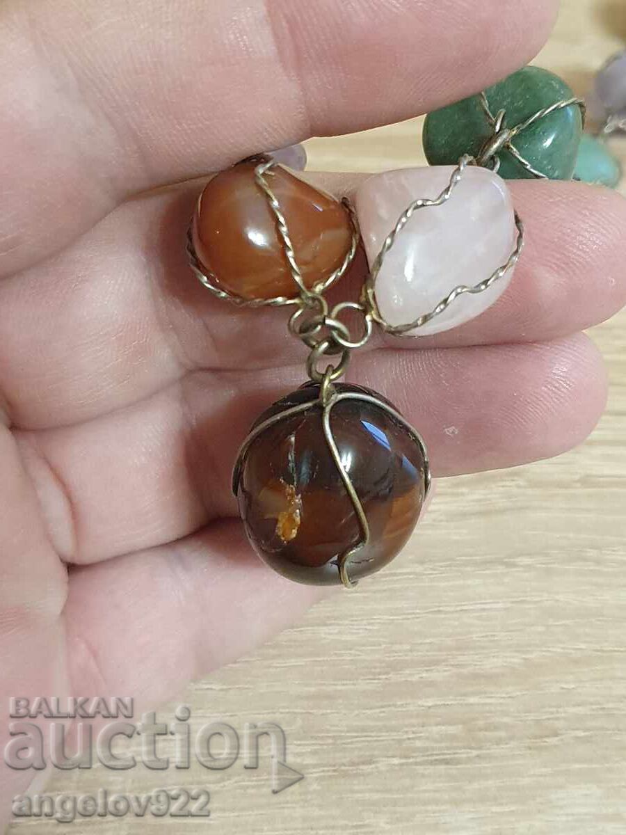 Βίντατζ περιδέραιο με φυσικά πετράδια!!! - 7