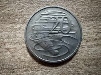 Австралия - 20 цента (1968)