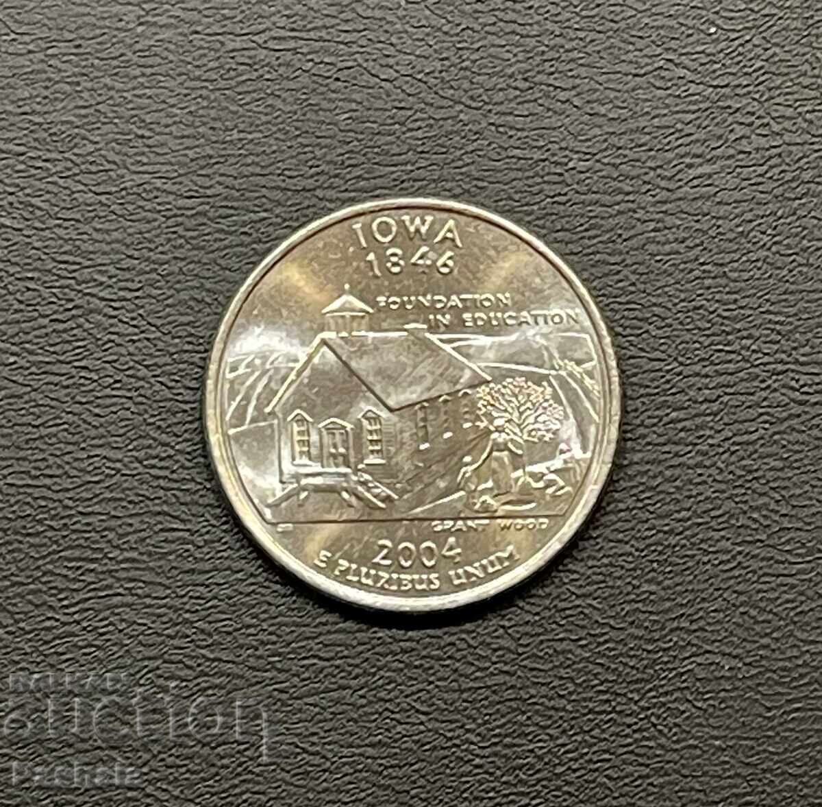 ΗΠΑ 25 σεντ 2004 Iowa