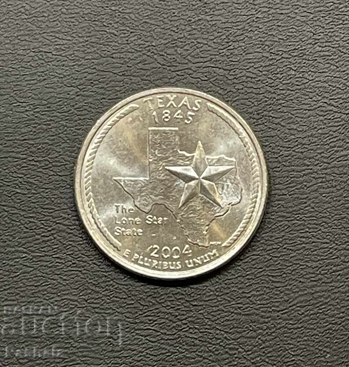 USA 25 cents 2004 Texas