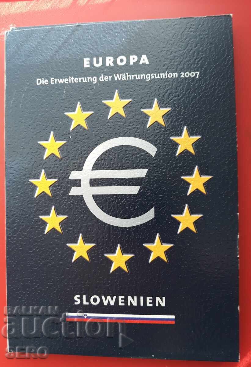 Slovenia SET 2007 din 8 euro monede - lipsește medalia