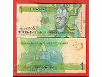 TURKMENISTAN TURKMENISTAN 1 issue issue 2014 NEW UNC