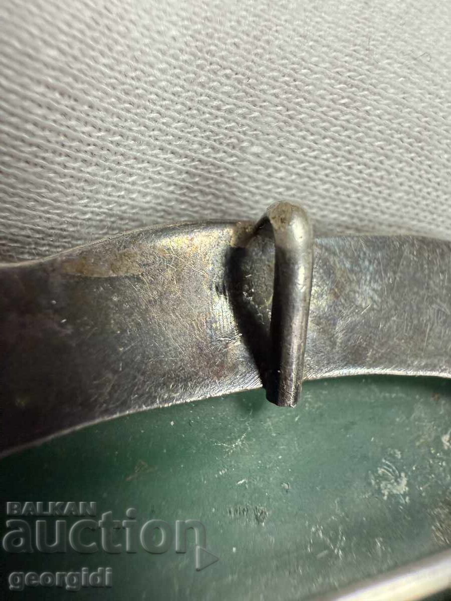 Ασημένια καρφίτσα με Αχάτη και Μαρκαζίτες. №7650 - 5