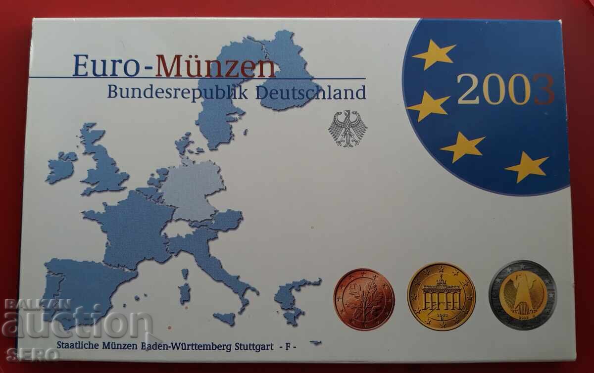 Германия-СЕТ 2003 F-Щутгарт-от 8 евромонети