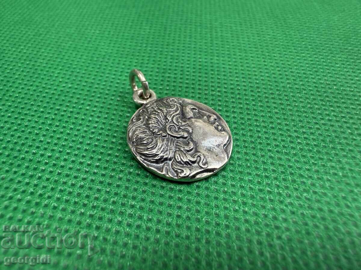 Auction Pendant - Coin - Lysimachus Tetradrachm. No. 7653 Auction Pendant - Coin - Lysimachus Tetradrachm. No. 7653