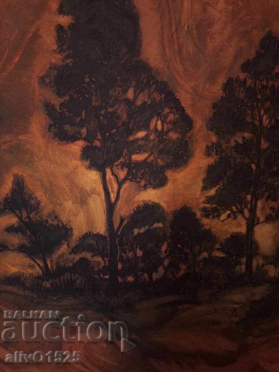 Αυθεντικός πίνακας - Πύρινο δάσος με τιμή 580.00 BGN | € 296.55 Αυθεντικός πίνακας - Πύρινο δάσος με τιμή 580.00 BGN | € 296.55