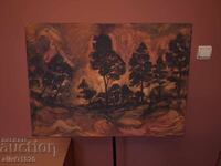 Αυθεντικός πίνακας - Πύρινο δάσος