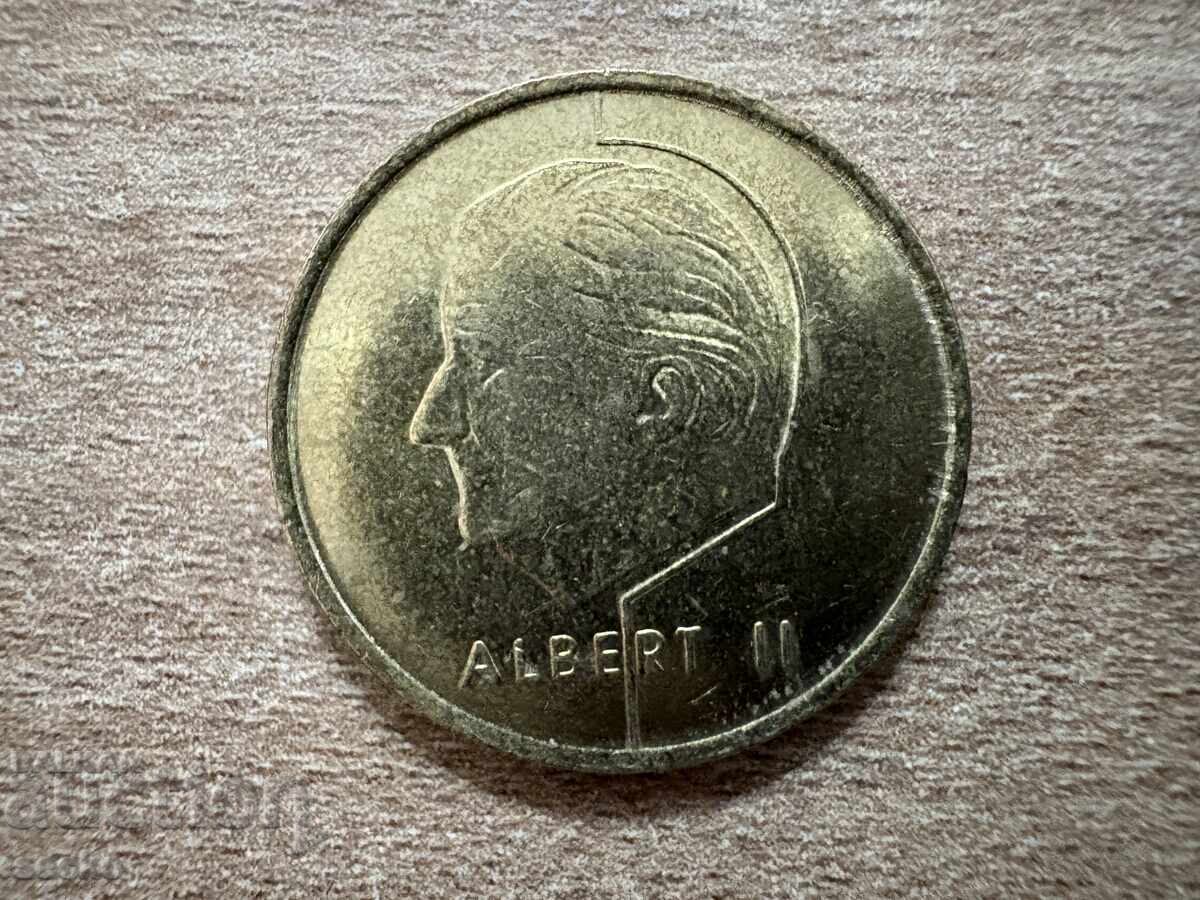 Belgia - 5 franci (1998) - BELGIA cu preț 0.25 BGN | € 0.13 Belgia - 5 franci (1998) - BELGIA cu preț 0.25 BGN | € 0.13