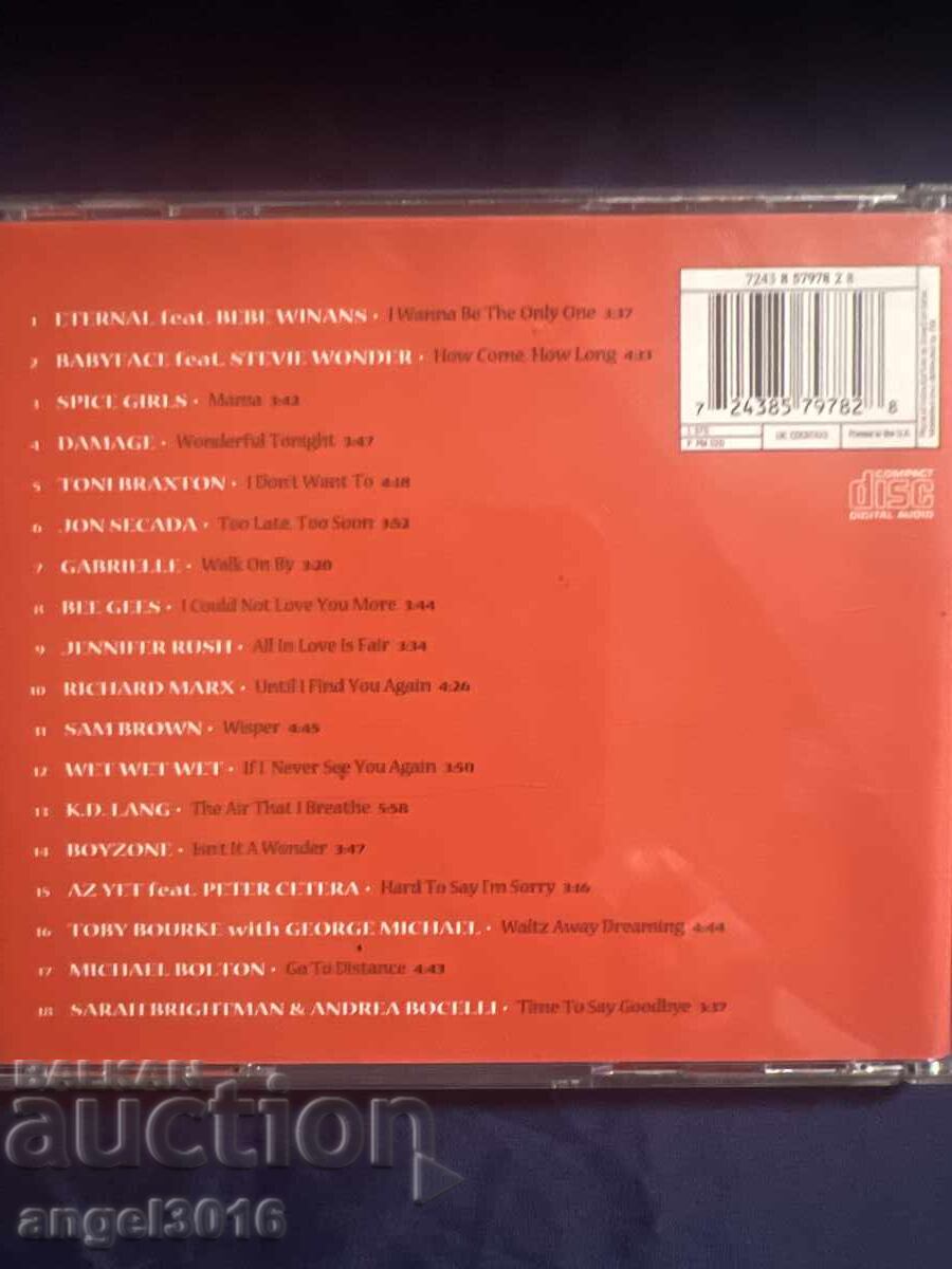 Pop Ballads CD Pop Balads Virgin 1997 like new with price 9.99 BGN | € 5.11