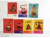 Lot calendaruțe-telefoane