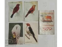 Lot of bird calendars