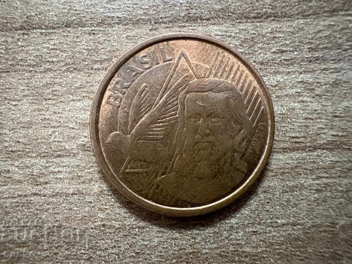 Бразилия - 5 сентавос (2015) с цена 0.25 лв. | € 0.13 Бразилия - 5 сентавос (2015) с цена 0.25 лв. | € 0.13