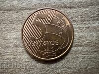 Бразилия - 5 сентавос (2015)