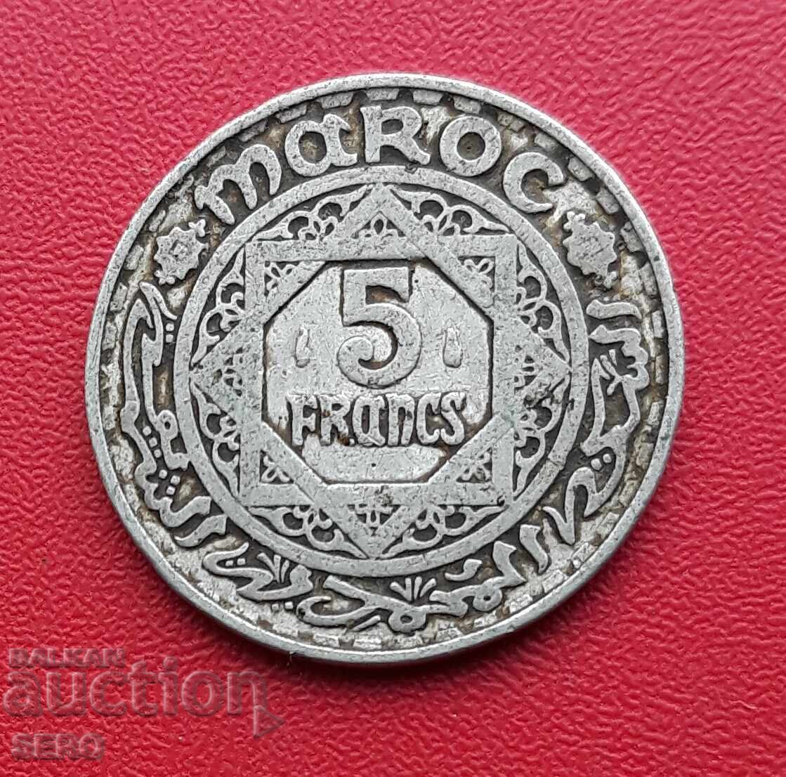 Мароко-5 франка 1951