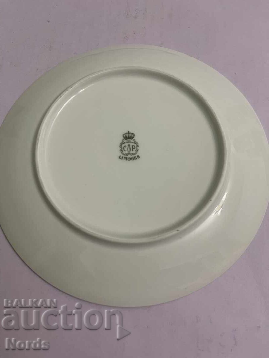 Licitație Farfurie Limoges frumoasă, cu marcaj Licitație Farfurie Limoges frumoasă, cu marcaj