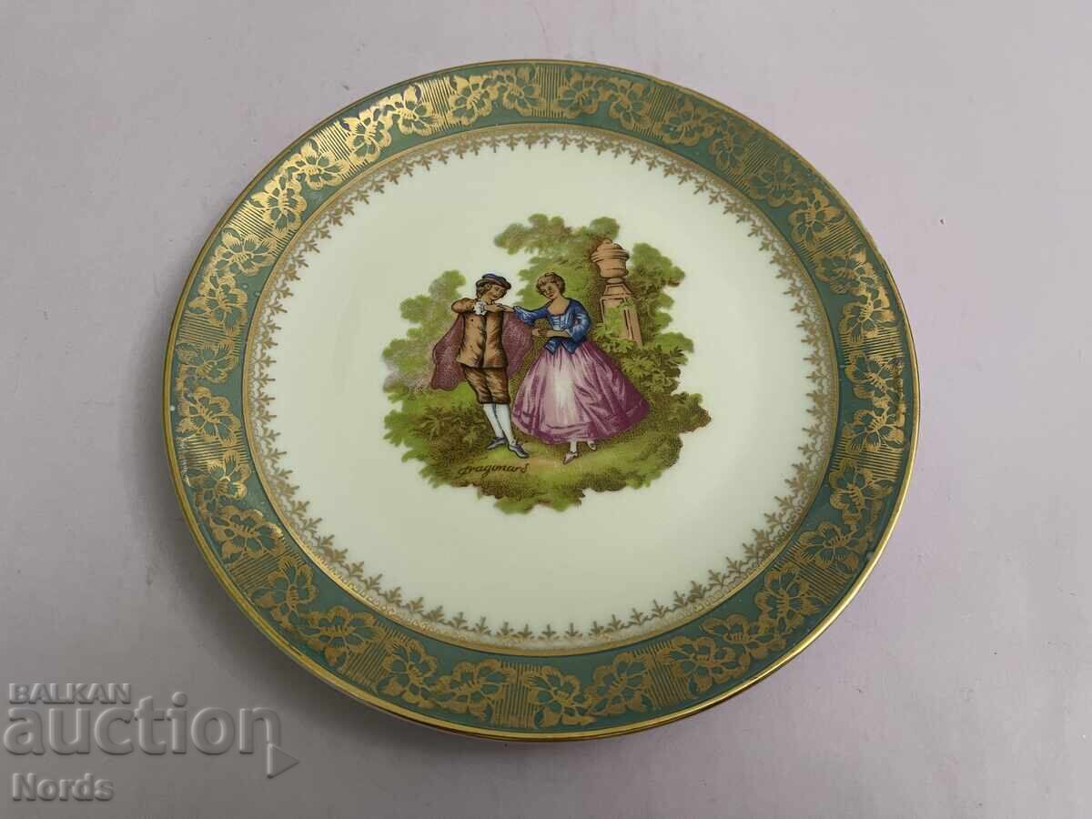 Farfurie Limoges frumoasă, cu marcaj Farfurie Limoges frumoasă, cu marcaj