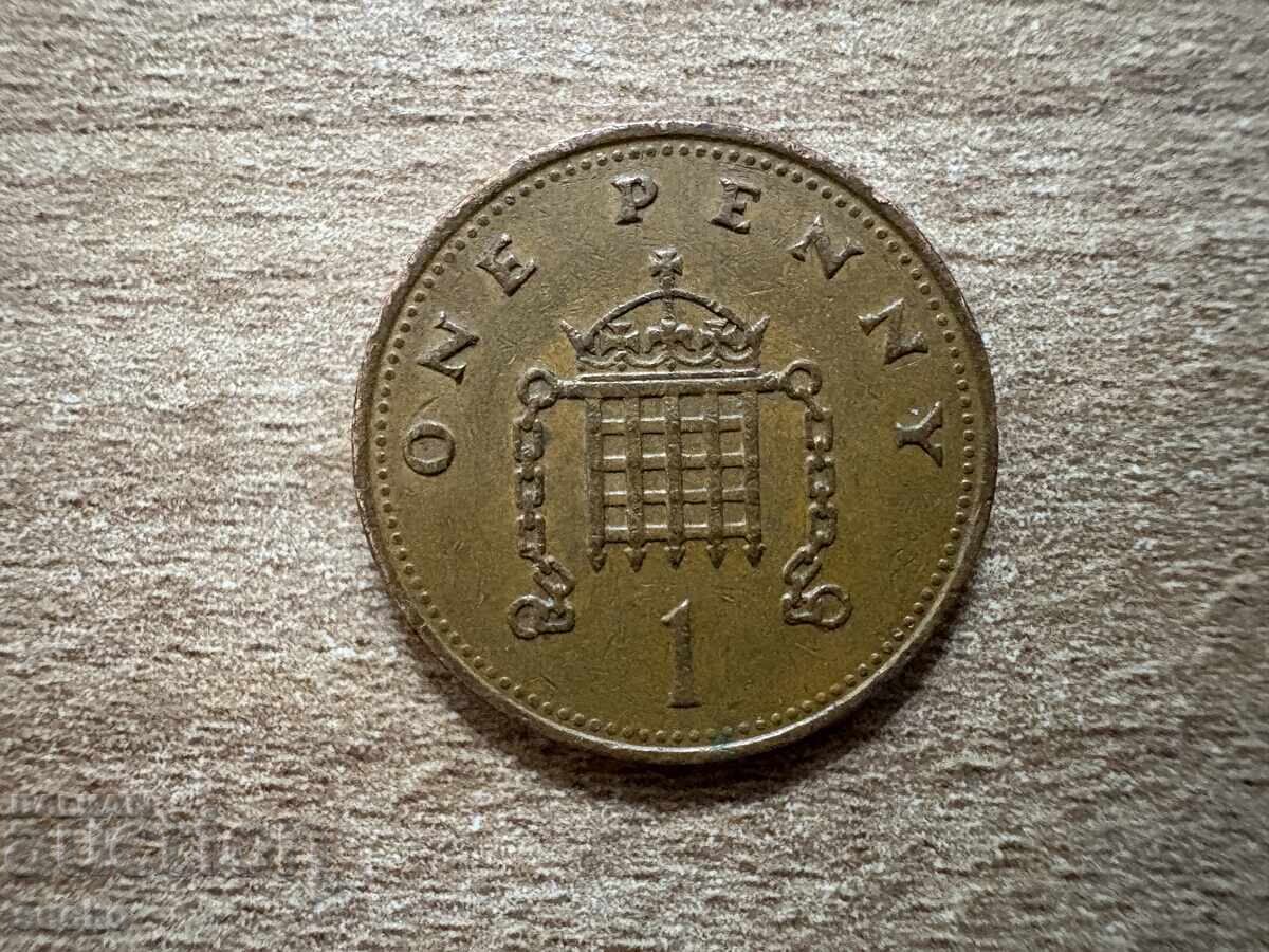 Marea Britanie - 1 penny (1986)