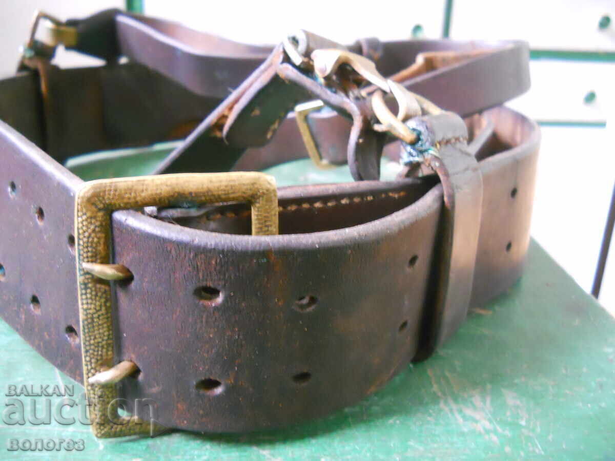 Офицерски боен колан с протопей - Царство България с цена 70.00 лв. | € 35.79 Офицерски боен колан с протопей - Царство България с цена 70.00 лв. | € 35.79